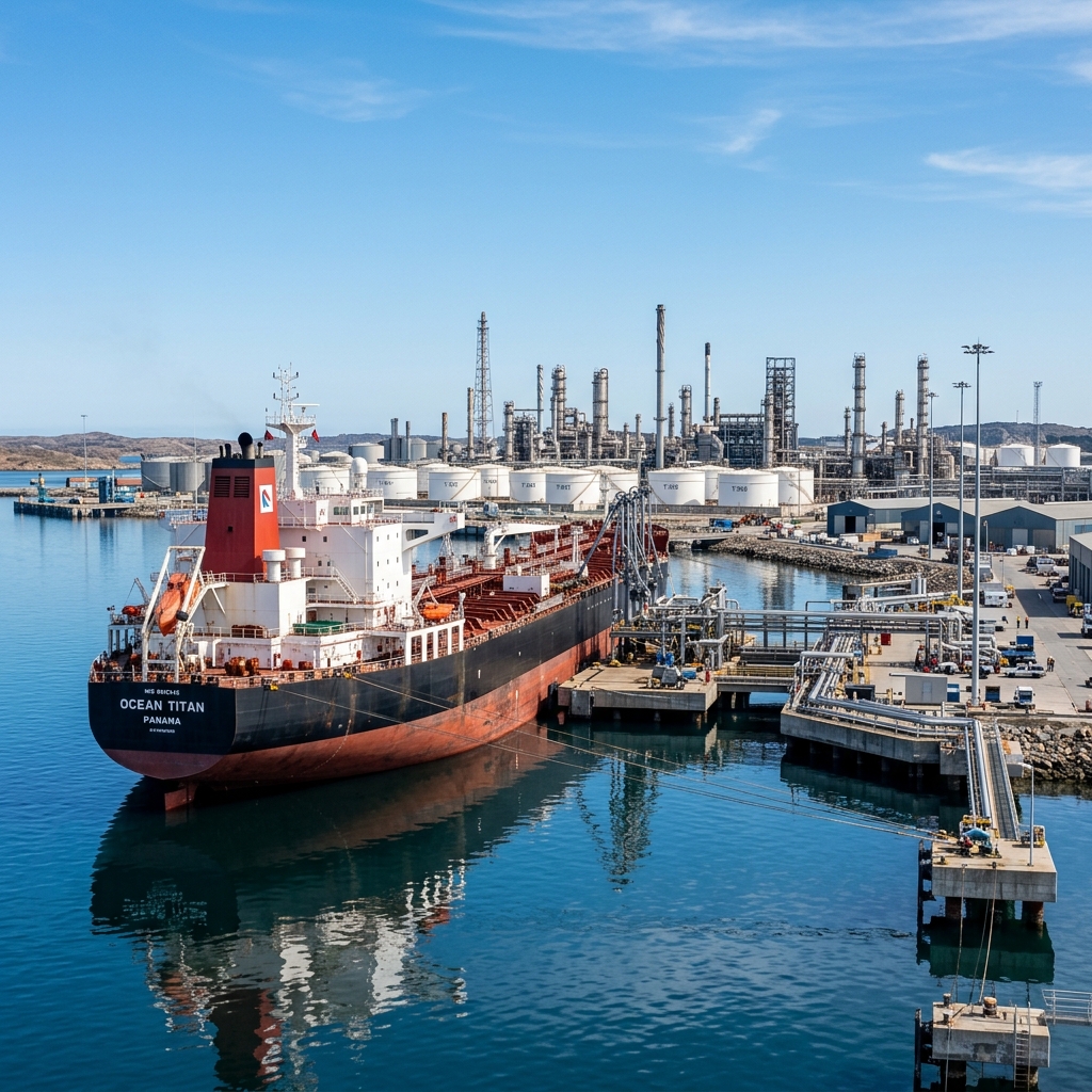Oil tanker and refinery operations